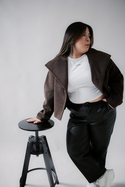 KURZE WOLLJACKE