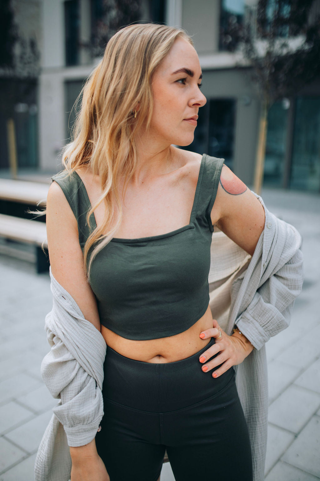 Bralette khaki