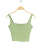 Crop Tank Top Grün