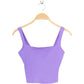 Crop Tank Top Lila