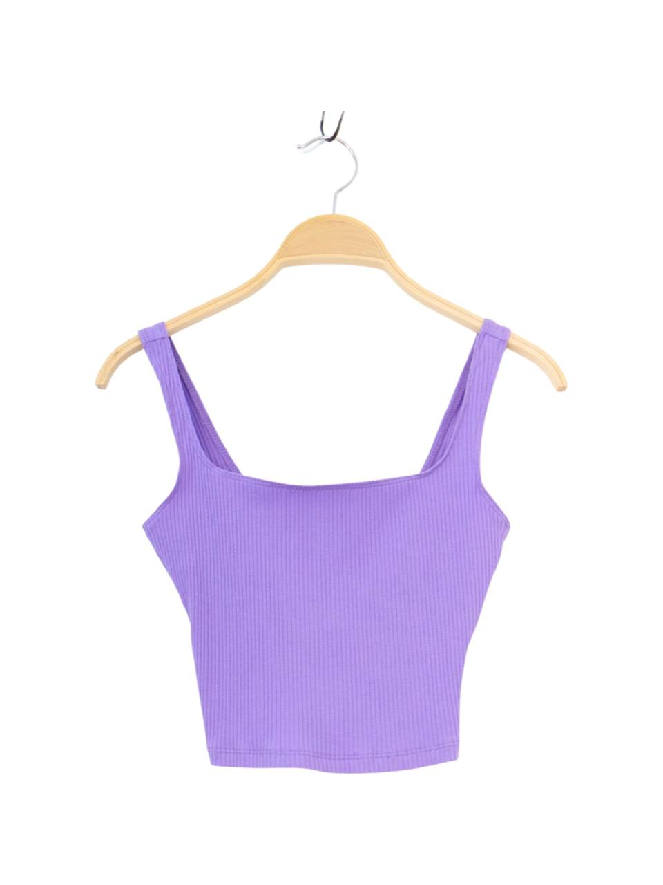 Crop Tank Top Lila