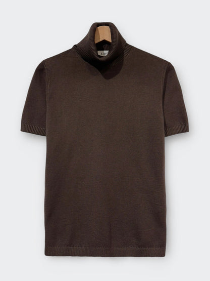 KURZÄRMELIGER ROLLKRAGENPULLOVER