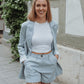 SHORTS MIT BUNDFALTEN